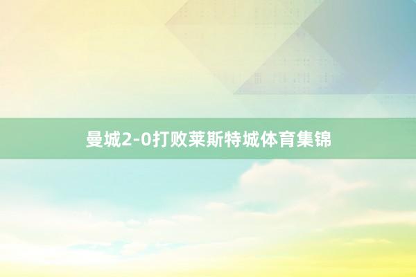 曼城2-0打败莱斯特城体育集锦