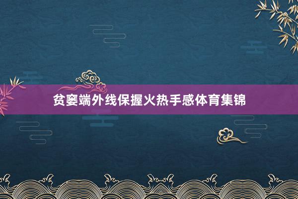贫窭端外线保握火热手感体育集锦