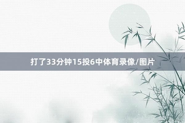 打了33分钟15投6中体育录像/图片