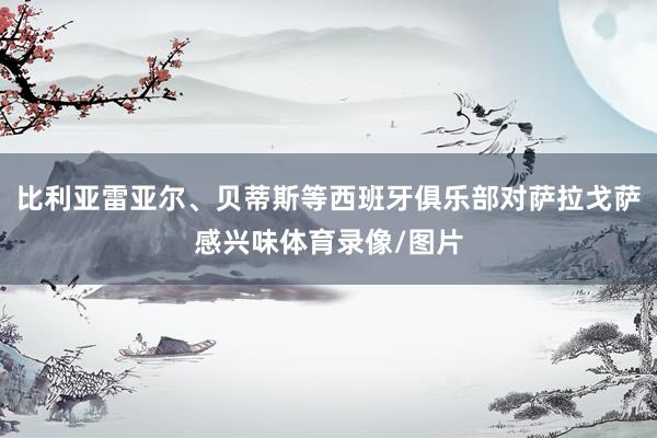 比利亚雷亚尔、贝蒂斯等西班牙俱乐部对萨拉戈萨感兴味体育录像/