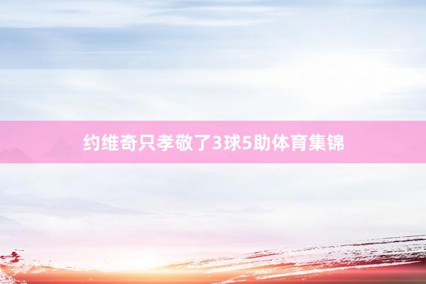 约维奇只孝敬了3球5助体育集锦
