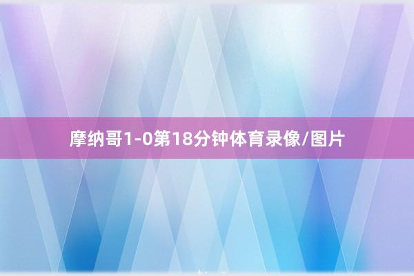 摩纳哥1-0第18分钟体育录像/图片