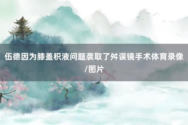 伍德因为膝盖积液问题袭取了舛误镜手术体育录像/图片