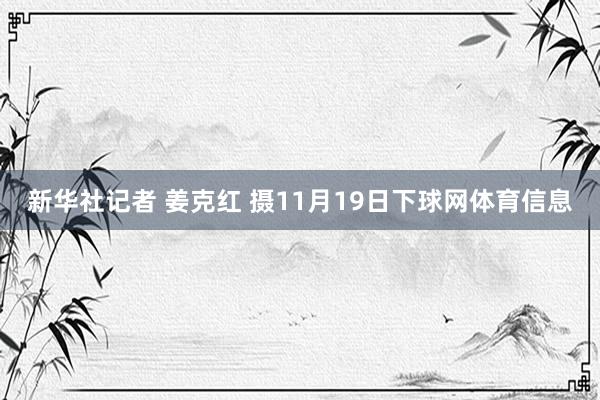 新华社记者 姜克红 摄11月19日下球网体育信息