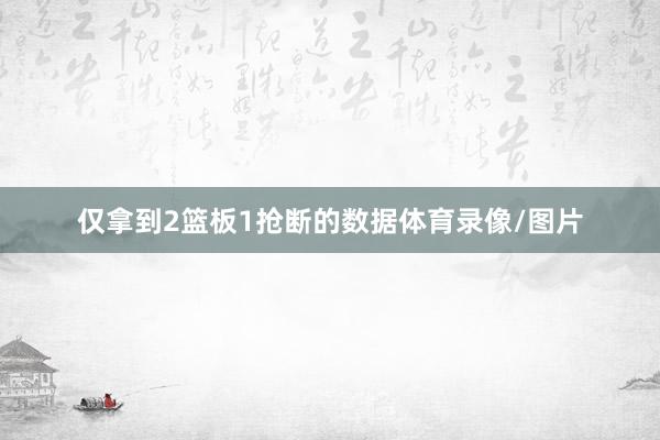 仅拿到2篮板1抢断的数据体育录像/图片
