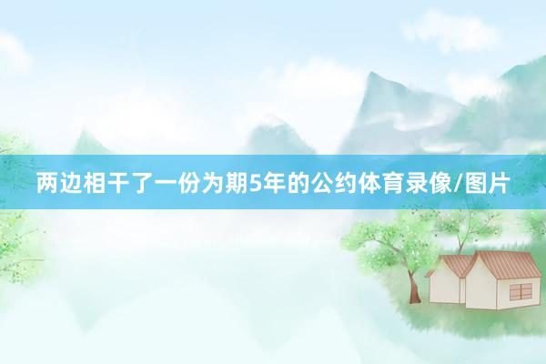 两边相干了一份为期5年的公约体育录像/图片