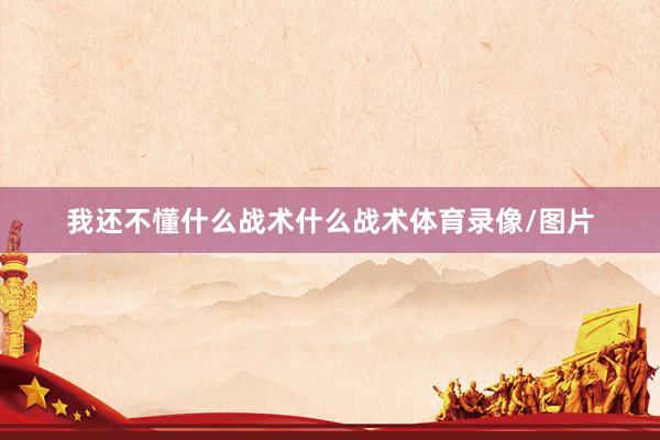 我还不懂什么战术什么战术体育录像/图片